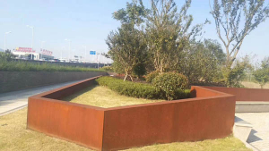 八公山耐候钢挡土墙